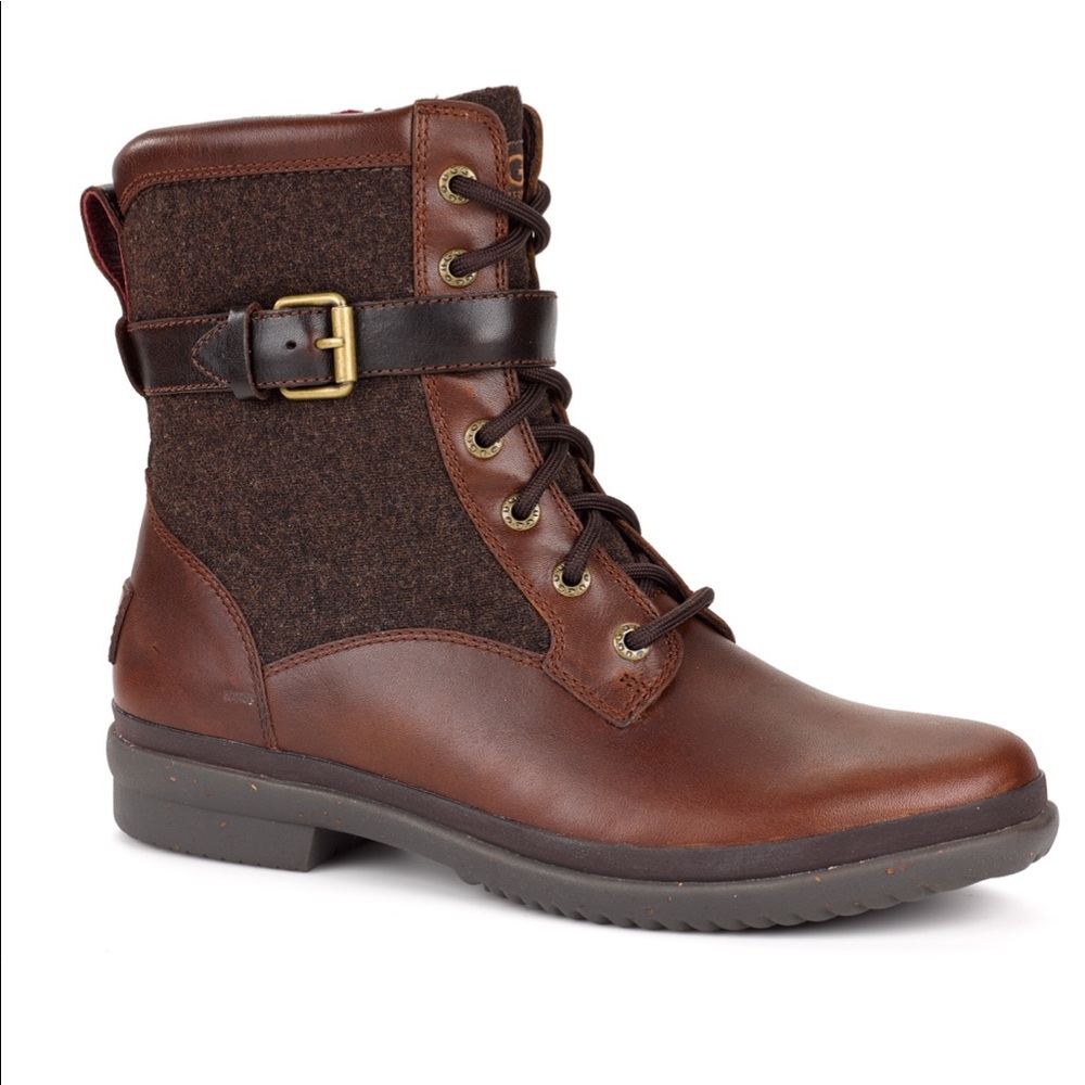 UGG Kesey Waterproof Ankle Boots Chestnut Brown 8